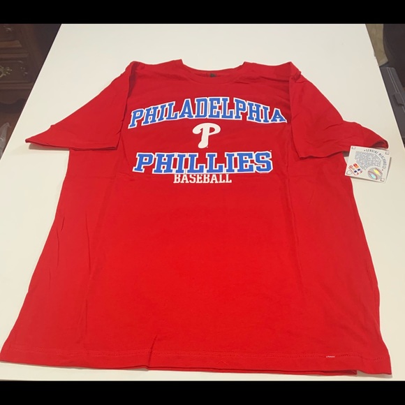 Red Philadelphia Phillies MLB Genuine Merchandise Unisex T-shirt - Picture 2 of 5